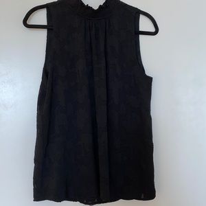 Black lace Loft Tank